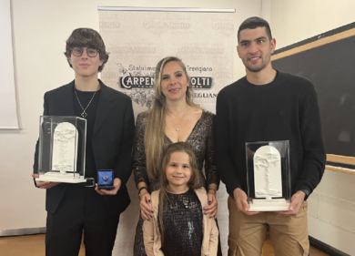 Carpenè-Malvolti: premiati due studenti della Scuola Enologica di Conegliano