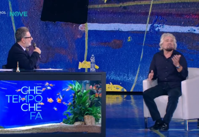 Una sfida alla leadership di Conte: il senso dello show di Grillo da Fazio