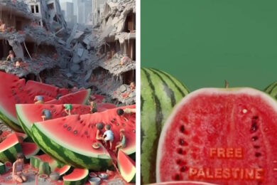 Come l’anguria è diventata il simbolo pro Palestina sui social