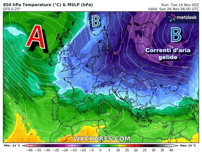 Meteo, gelo e neve in pianura: c’è la data. Previsioni stravolte: mappa Meteo, gelo e neve in pianura: c’è la data. Previsioni stravolte: mappa