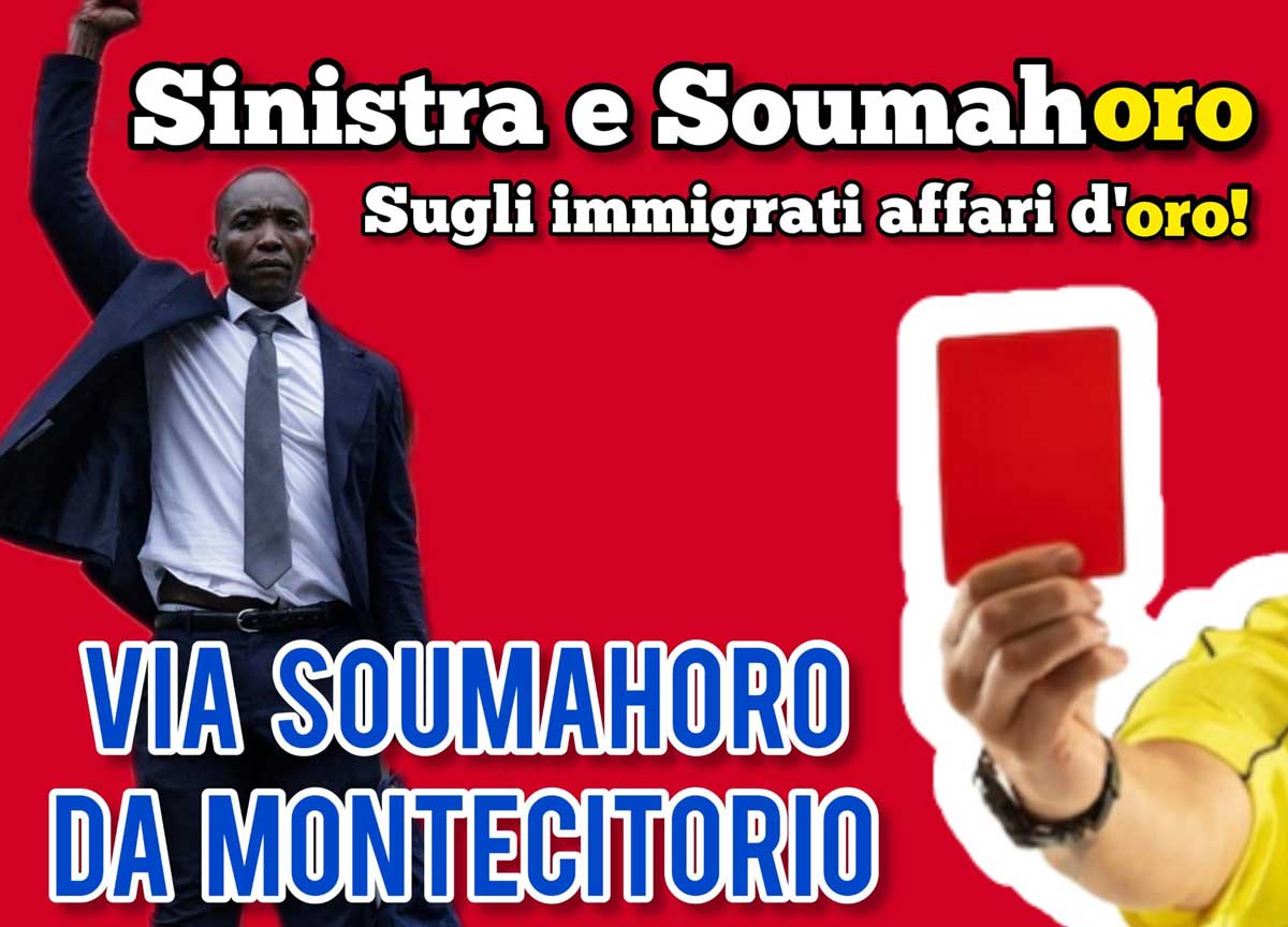 Via Soumahoro dal Parlamento: sit-in al Pantheon, per lui “Cartellino rosso”