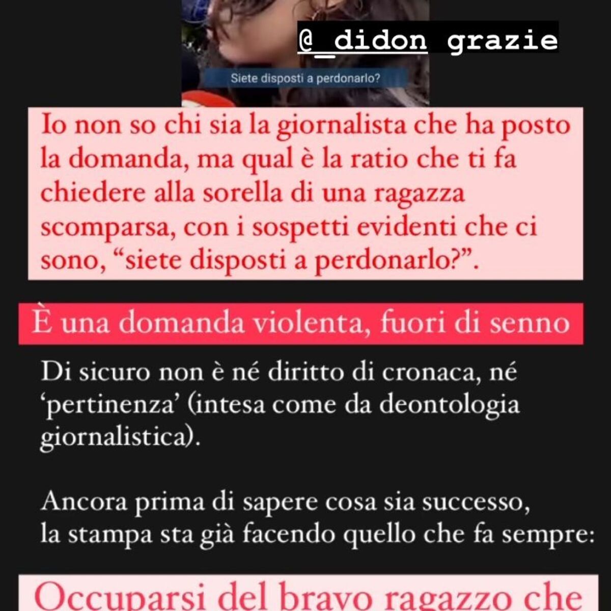 Giulia Cecchettin, la rabbia della sorella: “È stato il vostro bravo ragazzo”