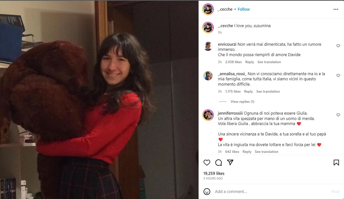 Giulia Cecchettin, la rabbia della sorella: “È stato il vostro bravo ragazzo”