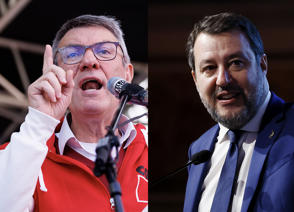 Lo sciopero è stato un flop: Salvini batte Landini quattro a zero Lo sciopero è stato un flop: Salvini batte Landini quattro a zero