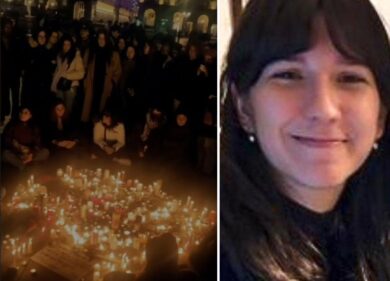 Giulia Cecchettin, centinaia di candele in piazza Duomo a Milano