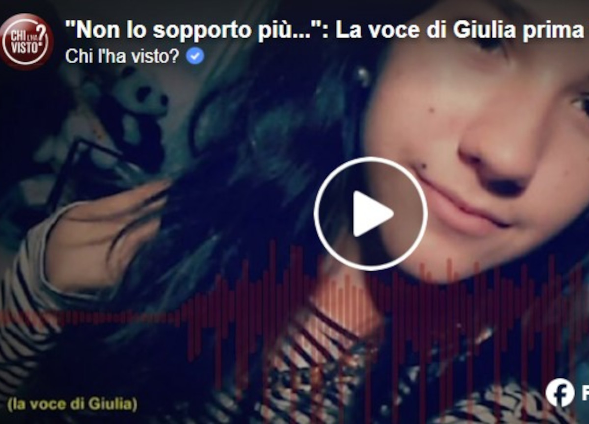 Ecco la voce di Giulia: “Vorrei sparire dalla sua vita ma non so come fare”