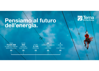 Terna, al via la campagna di comunicazione “Pensiamo al futuro dell’Energia”