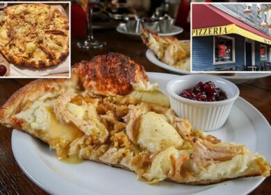 Spopola la “Thanksgiving pizza”: niente ananas, ma tacchino e mirtilli
