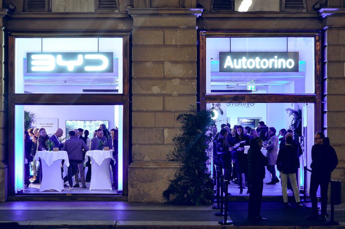 BYD e Autotorino inaugurano lo store nel cuore di Milano