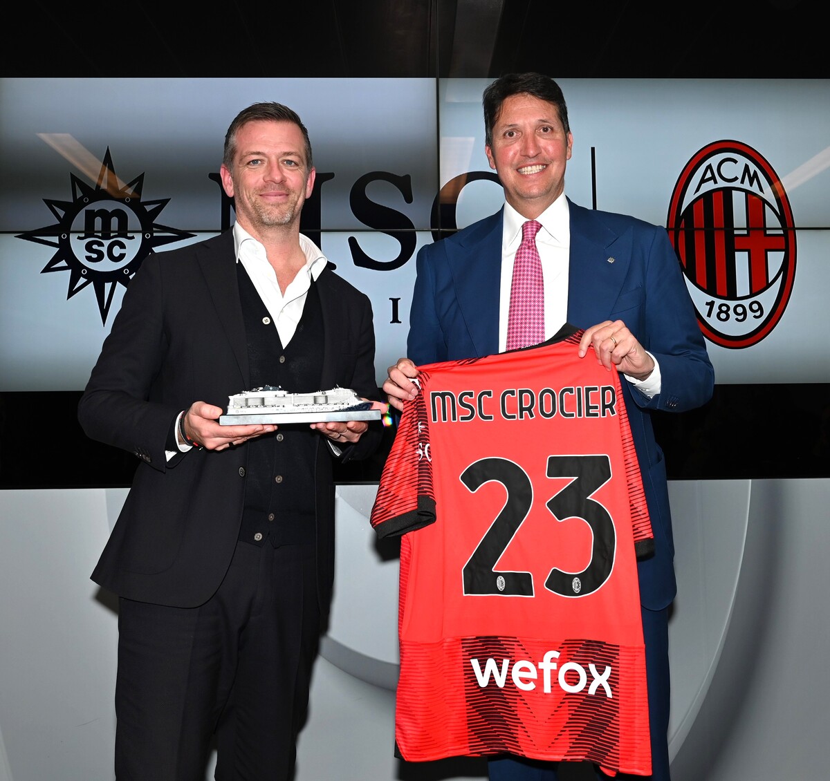 MSC Crociere e AC Milan un futuro ambizioso viaggi e sport MSC Crociere e AC Milan un futuro ambizioso viaggi e sport