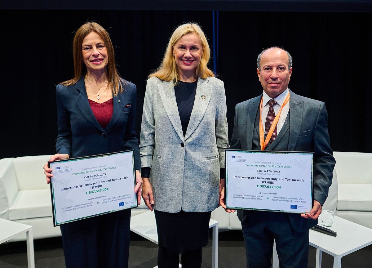 Terna e Steg, ottenuto finanziamento per l’interconnessione Italia-Tunisia Terna e Steg, ottenuto finanziamento per l’interconnessione Italia-Tunisia