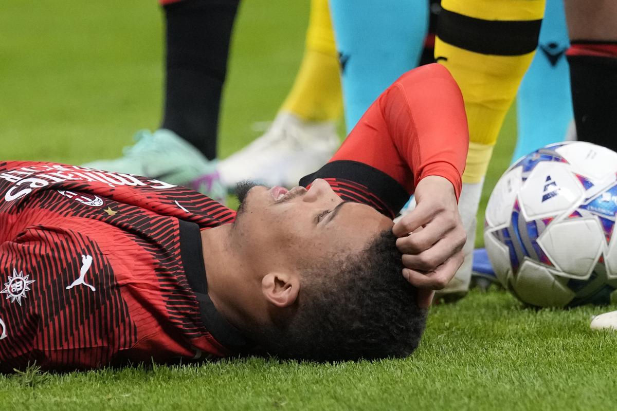 Malik Thiaw Milan Borussia Dortmund Champions League Malik Thiaw Milan Borussia Dortmund Champions League