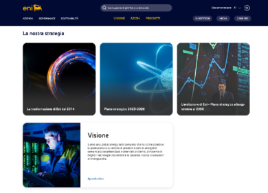 Eni: lanciato il nuovo sito web per raccontare il mondo dell’energia