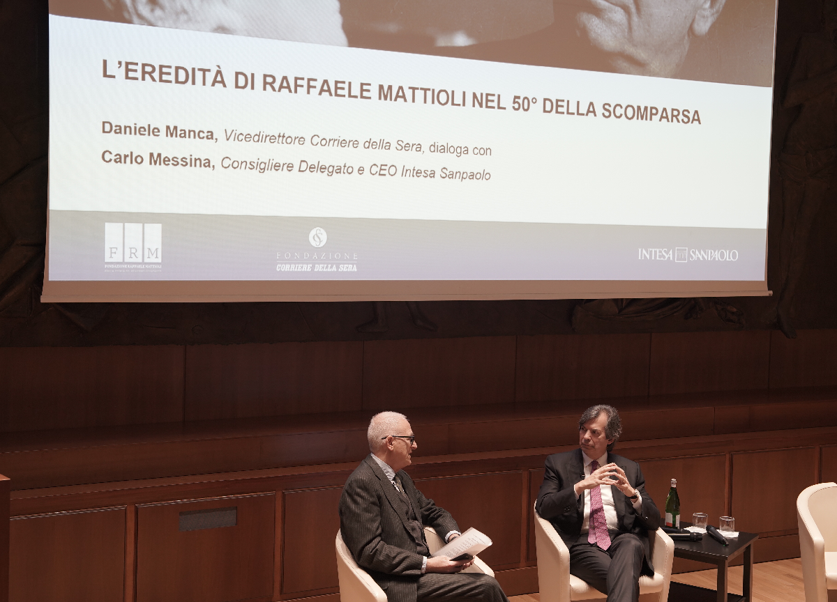 Intesa Sanpaolo: celebrato il 50° dalla scomparsa del banchiere Mattioli Intesa Sanpaolo: celebrato il 50° dalla scomparsa del banchiere Mattioli