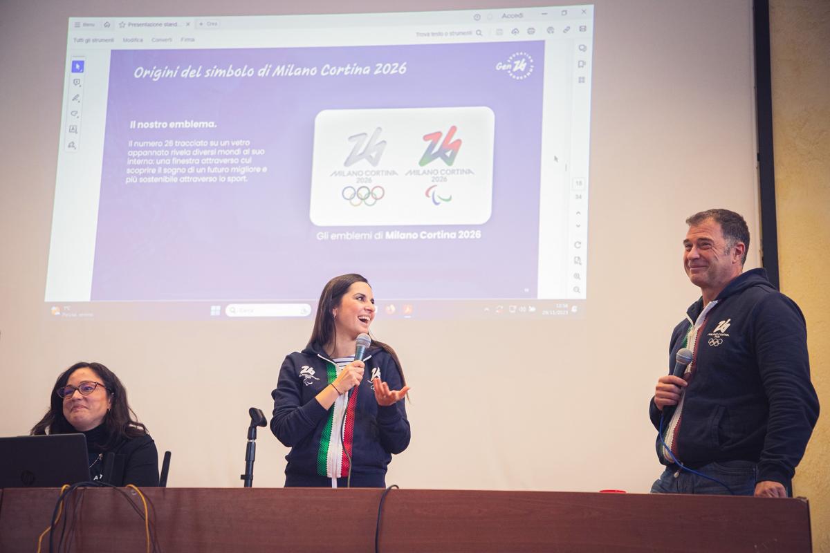 Galleria foto 'Milano Cortina 2026 nelle Scuole: con Antonio Rossi e Valentina Marchei' - foto 1