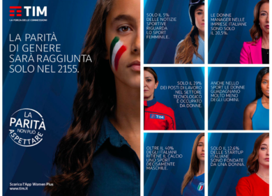 TIM al fianco delle donne, on air la campagna “La parità non può aspettare”
