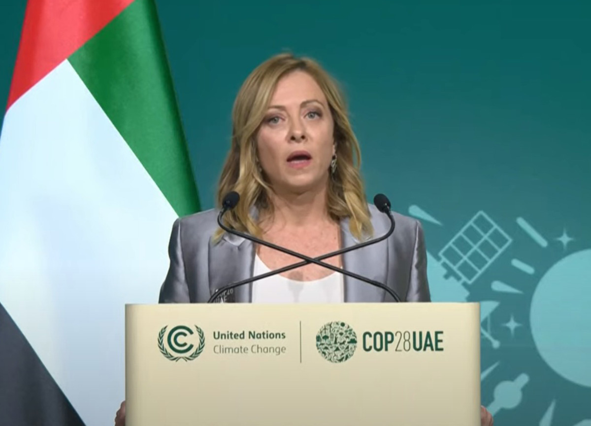 Cop 28, Meloni: “Obiettivi lontani. Transizione sia ecologica, non ideologica” Cop 28, Meloni: “Obiettivi lontani. Transizione sia ecologica, non ideologica”