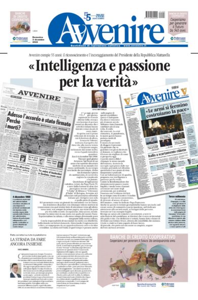 Avvenire festeggia 55 anni con gli auguri del Presidente Sergio Mattarella