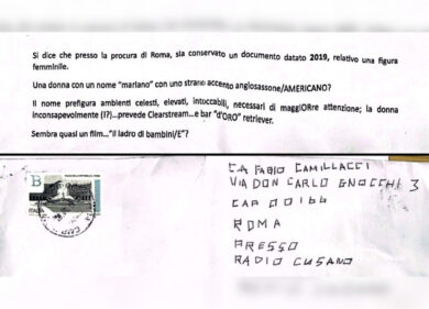 Orlandi, ecco il testo della lettera anonima: “Cercate un documento del 2019”