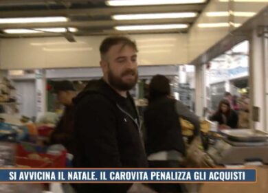 Natale amaro a Roma, l’inflazione si mangia la spesa alimentare dei cenoni