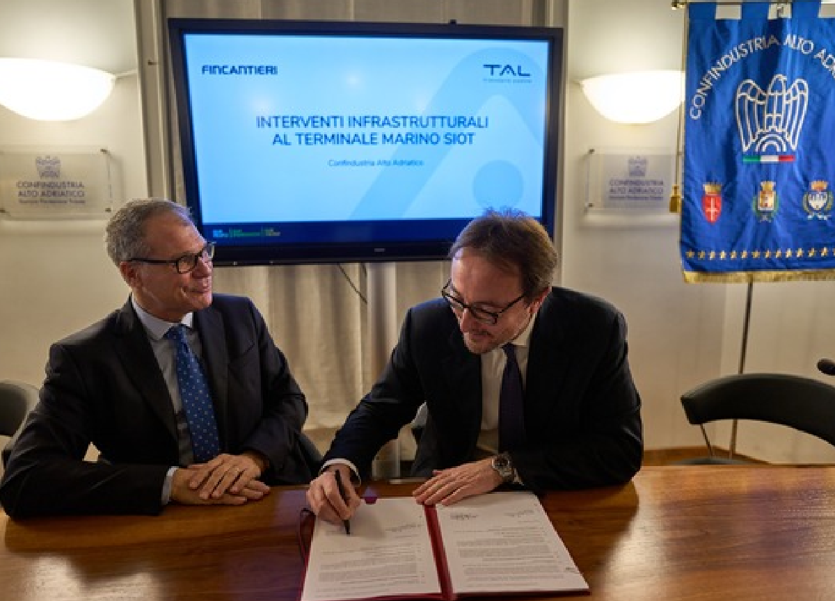 Fincantieri, aggiudicati i lavori per il Terminale Marino di Trieste Fincantieri, aggiudicati i lavori per il Terminale Marino di Trieste