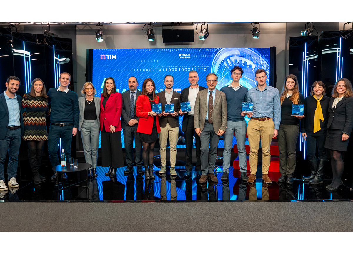 TIM, premiati i vincitori della “TIM AI Challenge” TIM, premiati i vincitori della “TIM AI Challenge”