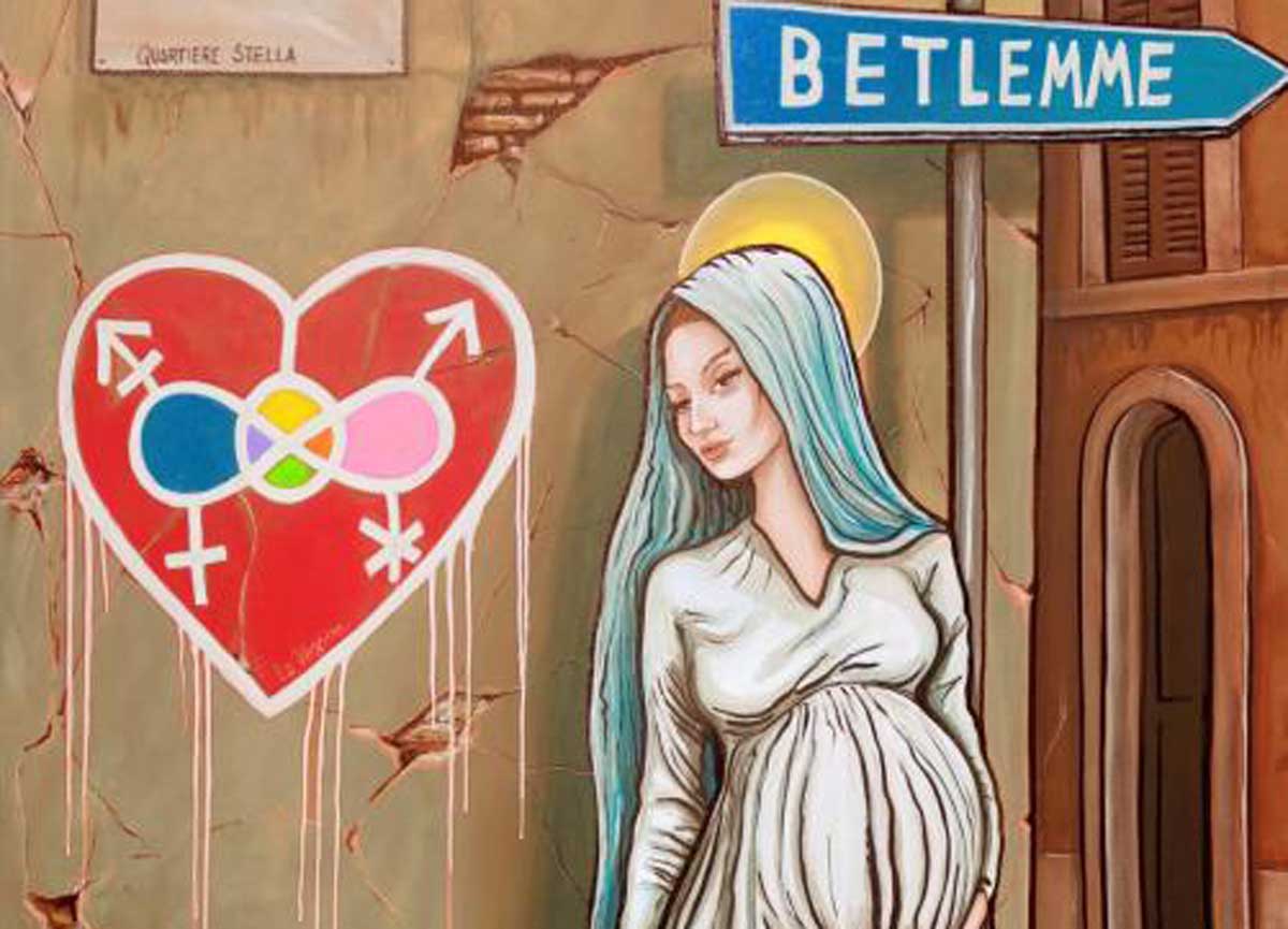 Arte a via Margutta, la Natività vista da 8 street Artist in mostra: Navitag