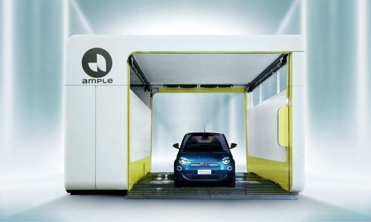 Stellantis e Ample lanciano la tecnologia di scambio delle batterie modulari Stellantis e Ample lanciano la tecnologia di scambio delle batterie modulari