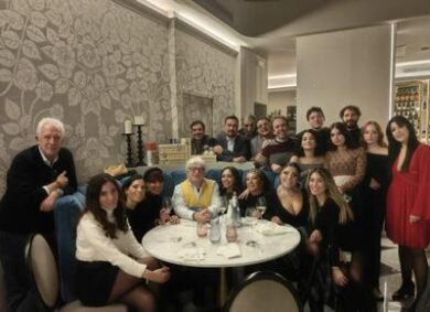 Affaritaliani.it augura buone feste: la cena di Natale della redazione-FOTO