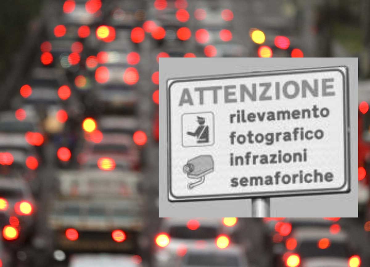 Multe a raffica, sulla Tuscolana il semaforo fa strage: 1200 verbali al giorno