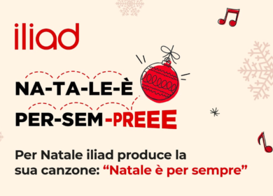 iliad celebra il Natale con il nuovo brano “Natale è per sempre”