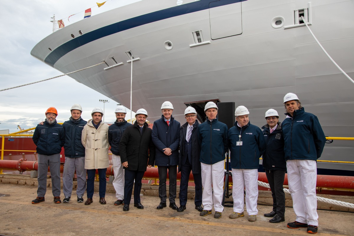 Fincantieri: varata la nuova nave da crociera per la società armatrice Viking Fincantieri: varata la nuova nave da crociera per la società armatrice Viking