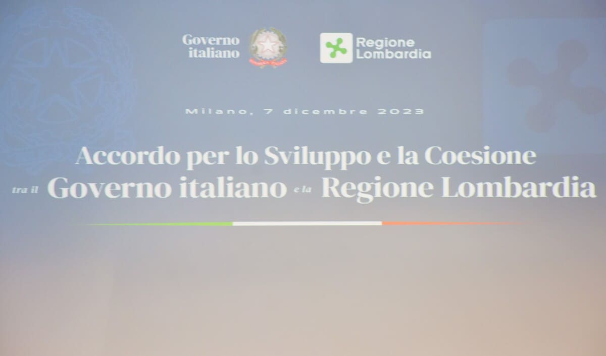 Giorgia Meloni e Attilio Fontana accordo economico importante per la Lombardia Giorgia Meloni e Attilio Fontana accordo economico importante per la Lombardia