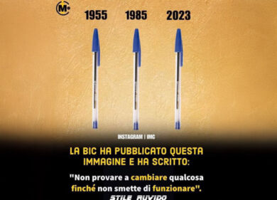 “Non cambiare qualcosa finché funziona”: la strategia vincente della penna Bic