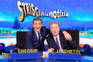 Ascolti tv, tornano Greggio-Iacchetti e Striscia vola oltre il 17% di share