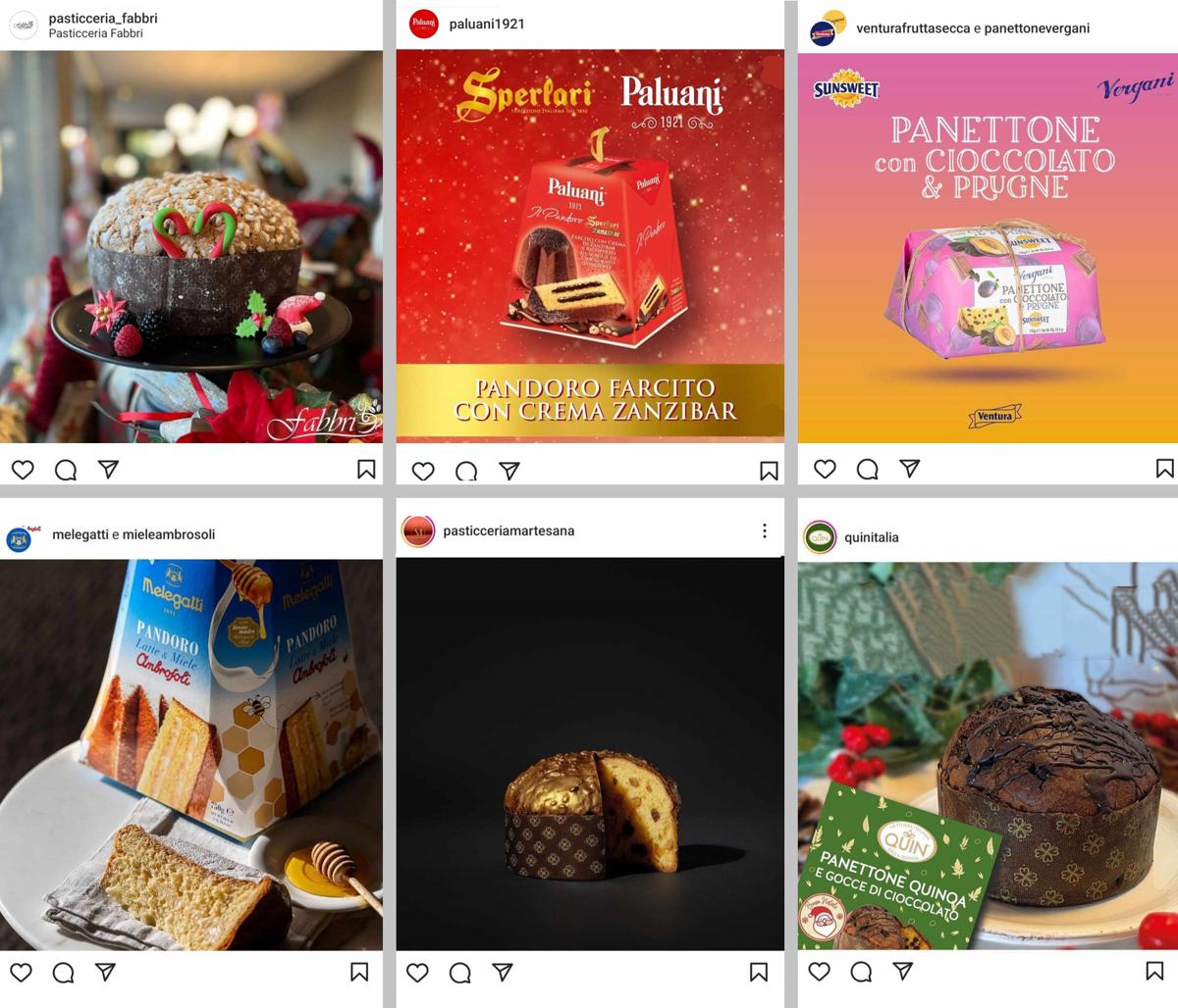 collage vari panettoni e pandori instagram collage vari panettoni e pandori instagram