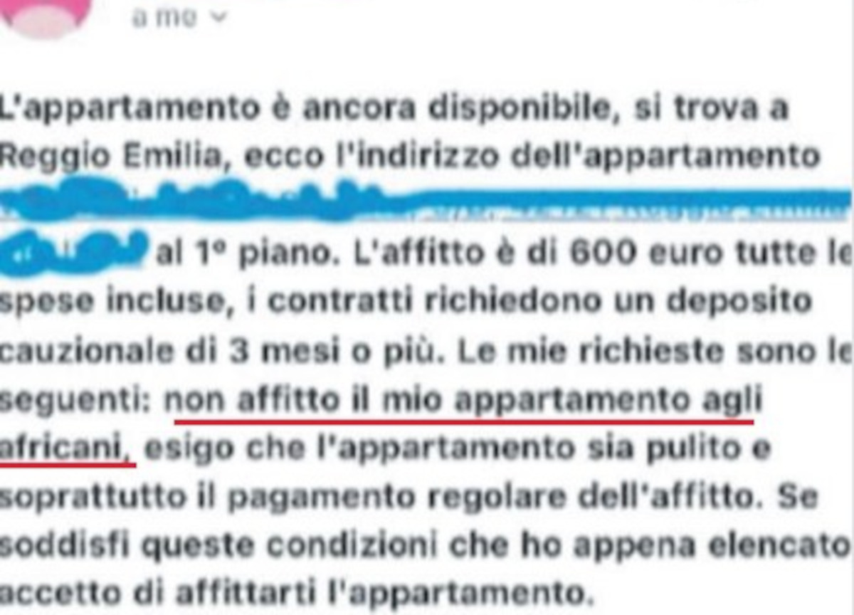 “Non affitto agli africani”. Porta in faccia a una 24enne italo-marocchina