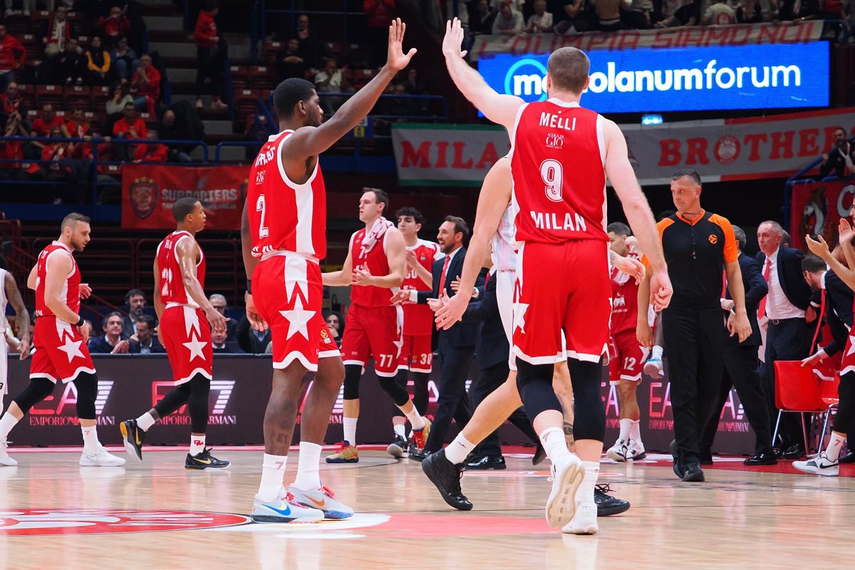 Galleria foto 'Olimpia Milano domina: Asvel ko. Messina: “Pensiamo al Panathinaikos”' - foto 1