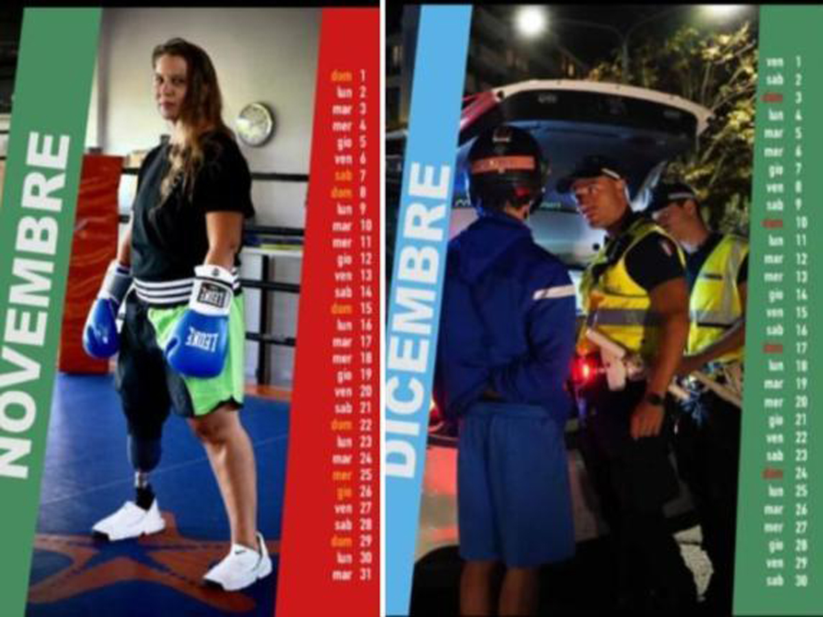 Calendario della polizia locale di Milano ha i giorni sbagliati. Polemiche Calendario della polizia locale di Milano ha i giorni sbagliati. Polemiche