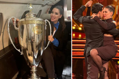Wanda Nara vola col jet e la Coppa. Ascolti tv, Ballando con le stelle record