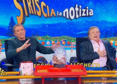 Striscia La Notizia “trova” un pandoro griffato Chiara Ferragni