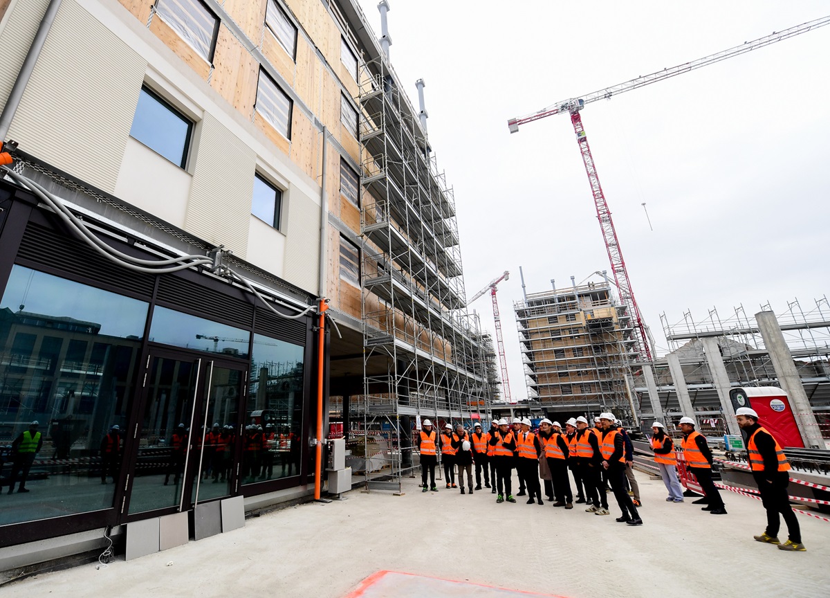 Olimpiadi 2026, Abodi visita con Fontana e Sala i cantieri. FOTO Olimpiadi 2026, Abodi visita con Fontana e Sala i cantieri. FOTO