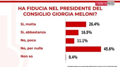 Sondaggi, le previsioni politiche degli italiani per il 2024