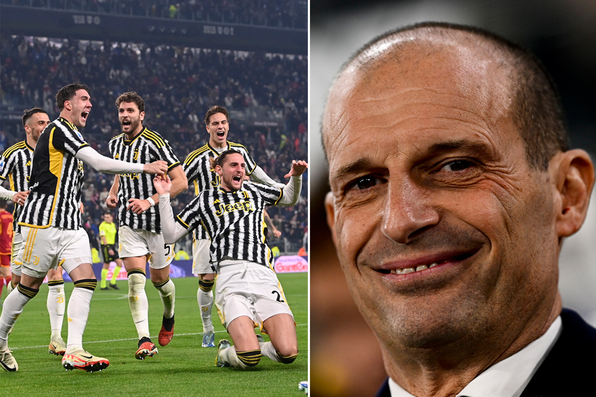 Galleria foto 'Juventus, Rabiot stende la Roma. “Crediamo di più allo scudetto”. Allegri, record storico del “corto muso”' - foto 1