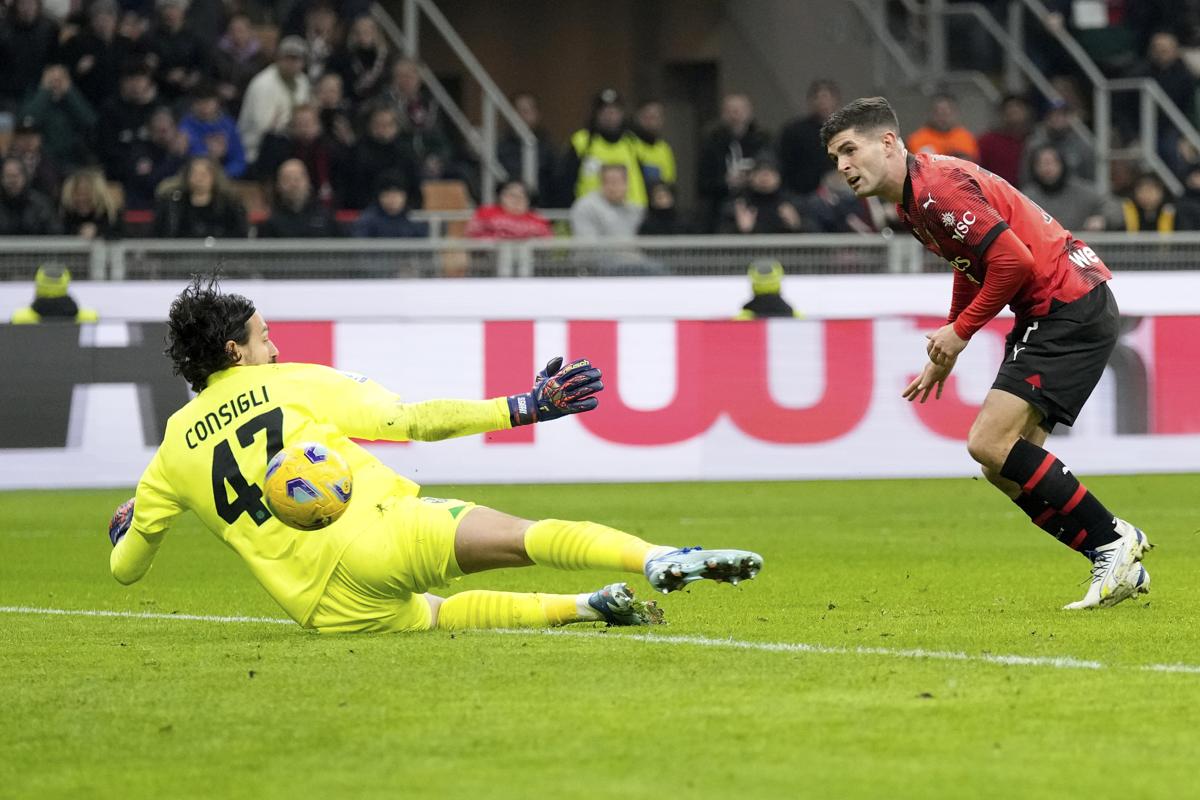 Galleria foto 'Pulisic fa volare il Milan: Sassuolo ko. Pioli: “Leao? Fischi di affetto”' - foto 1