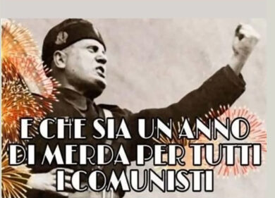 “Auguro un anno di merda ai comunisti”, bufera su un assessore casertano