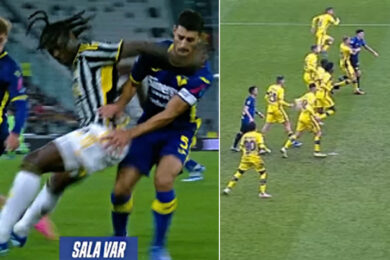 Inter-Verona, Var: episodio Bastoni-Duda, poi Frattesi fa gol. La moviola