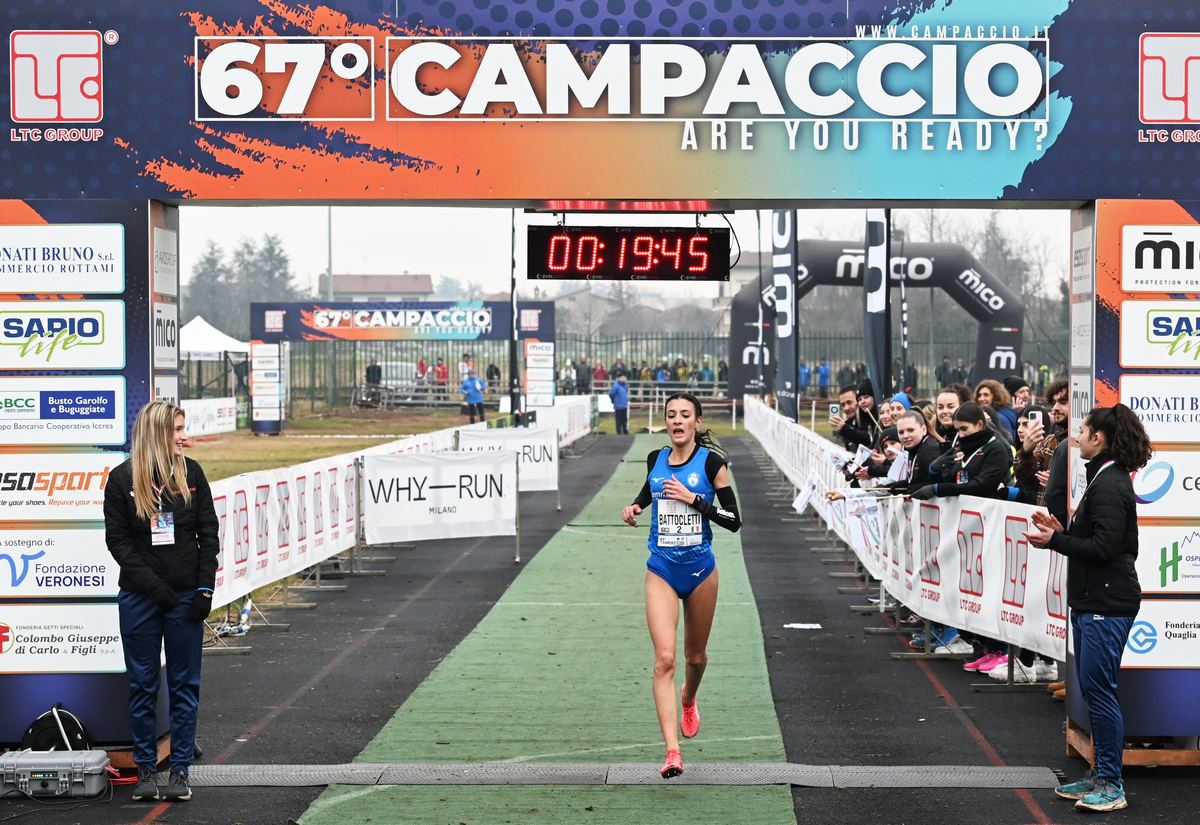 67° Campaccio femminile vincono Ebenyo e Nadia Battocletti seconda