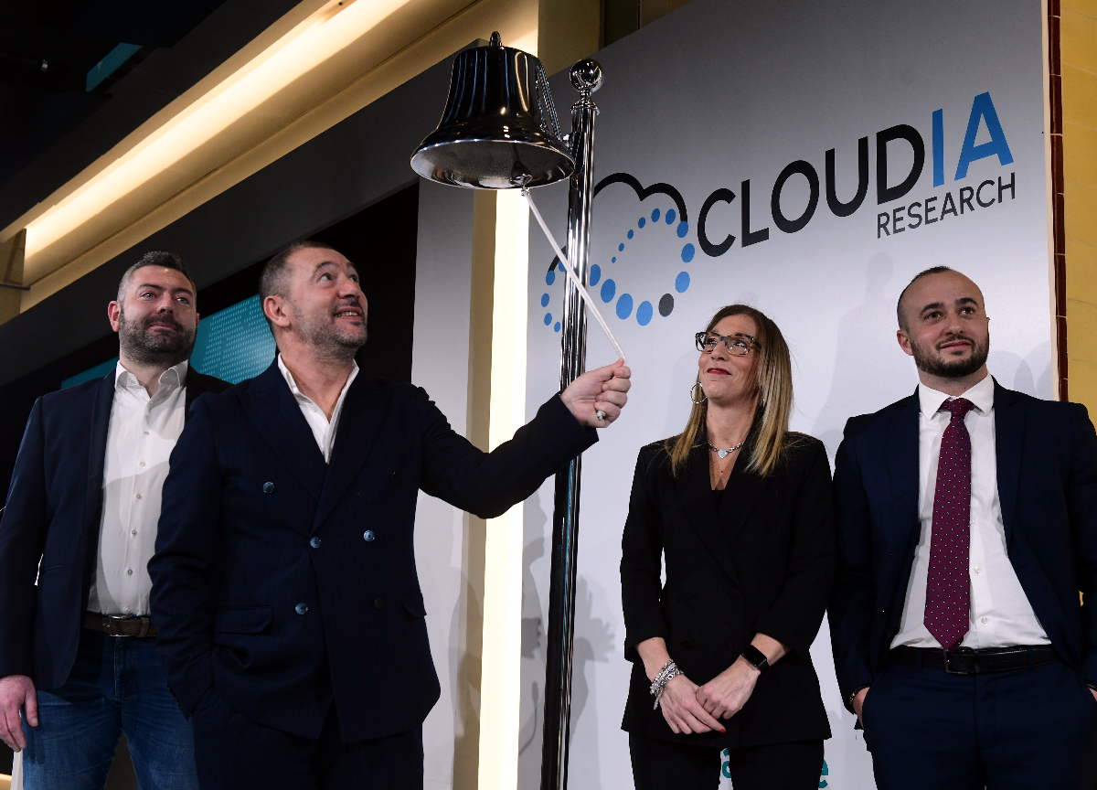 Cloudia Research debutta in Borsa con +50% in chiusura al primo giorno Cloudia Research debutta in Borsa con +50% in chiusura al primo giorno