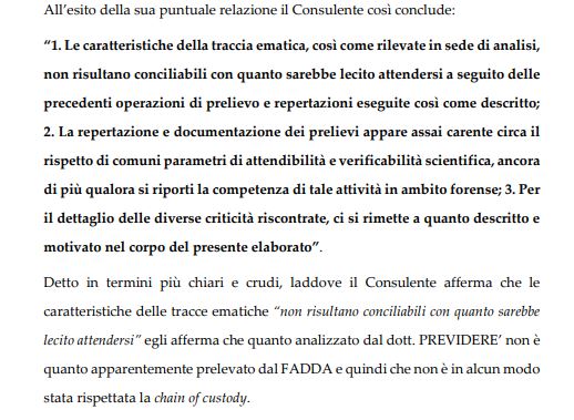 Istanza di revisione del processo di Erba Istanza di revisione del processo di Erba